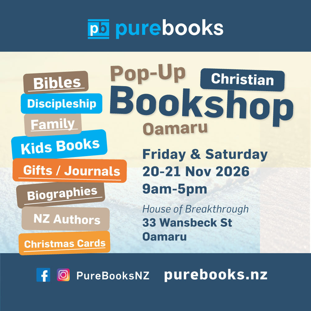 Pure Books Pop-Up Christian Bookstore Oamaru