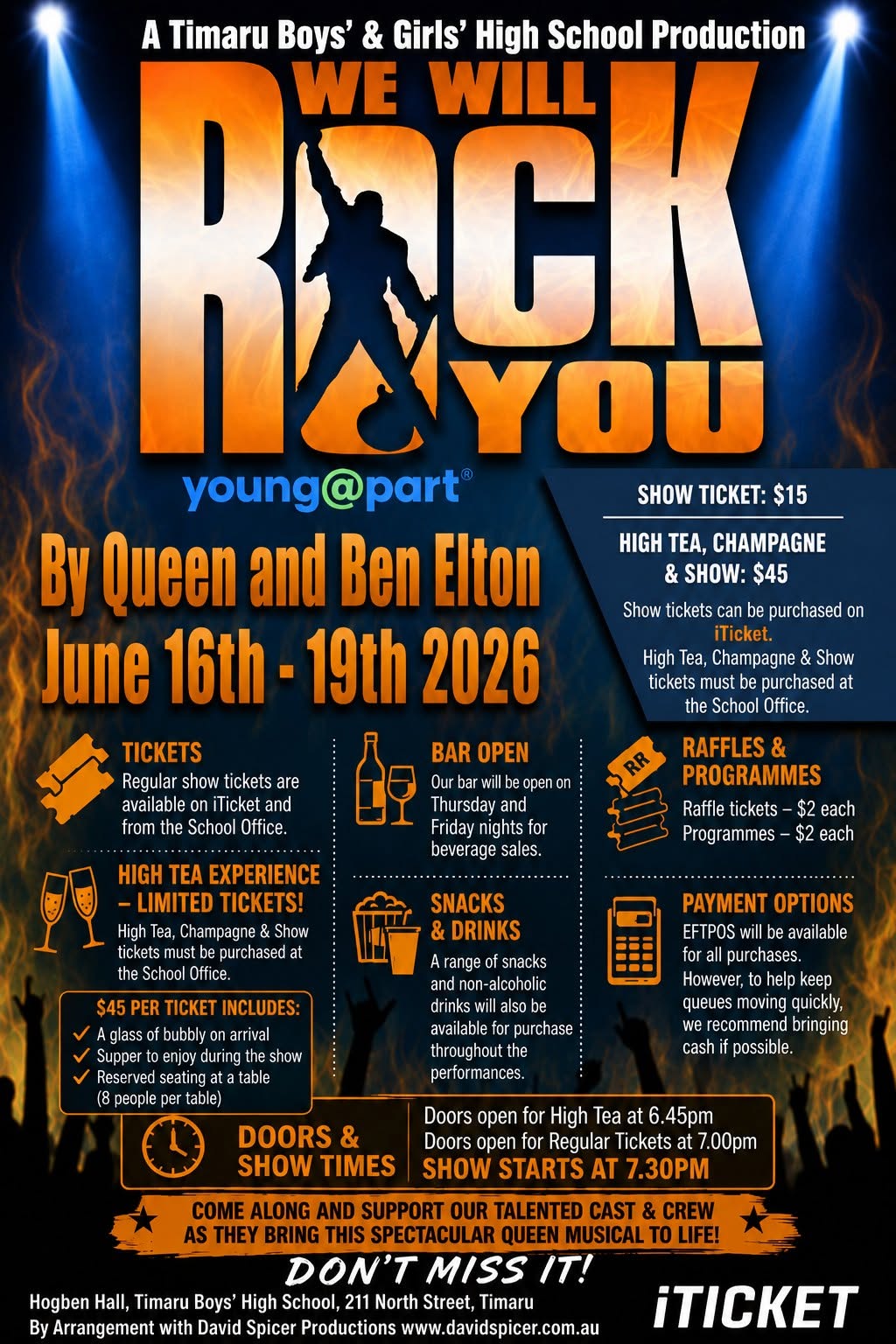 We Will Rock You - Timaru Boys Highschool