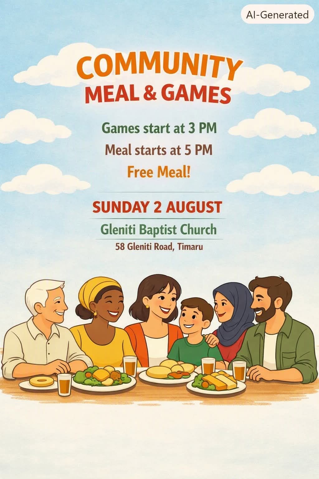 Community Meal & Games
