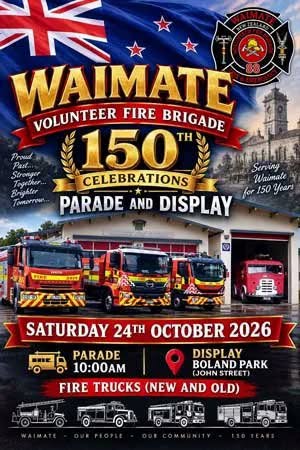 Parade and Display - Waimate Volunteer Fire Brigade