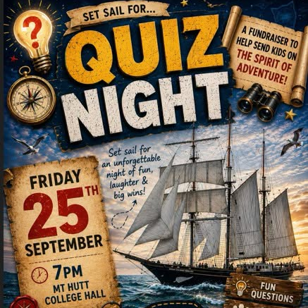 Quiz Night - Mount Hutt College Hall