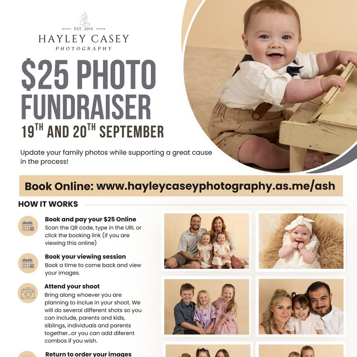 Photo Fundraiser - Hayley Casey Photography