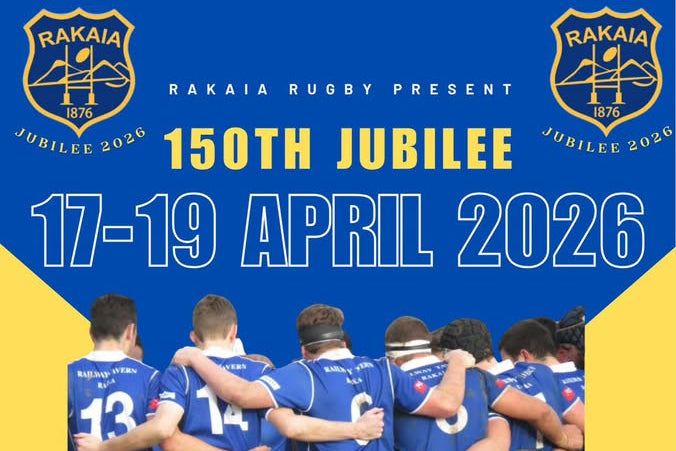 RAKAIA RUGBY CLUB 150TH JUBILEE