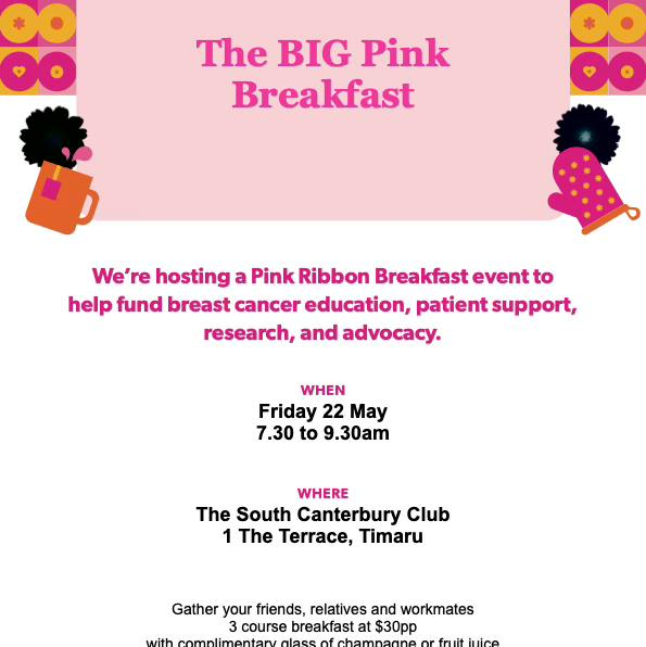 the BIG Pink Breakfast