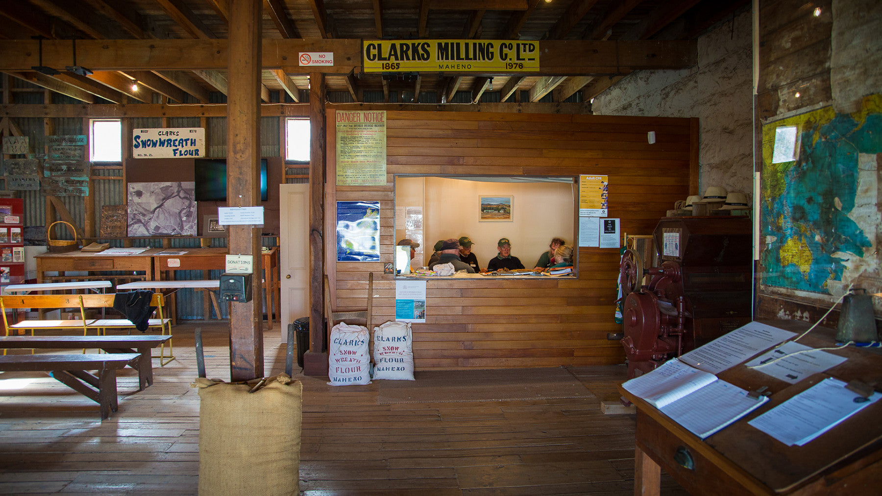 Clarks Mill historic flour mill in Waitaki Valley