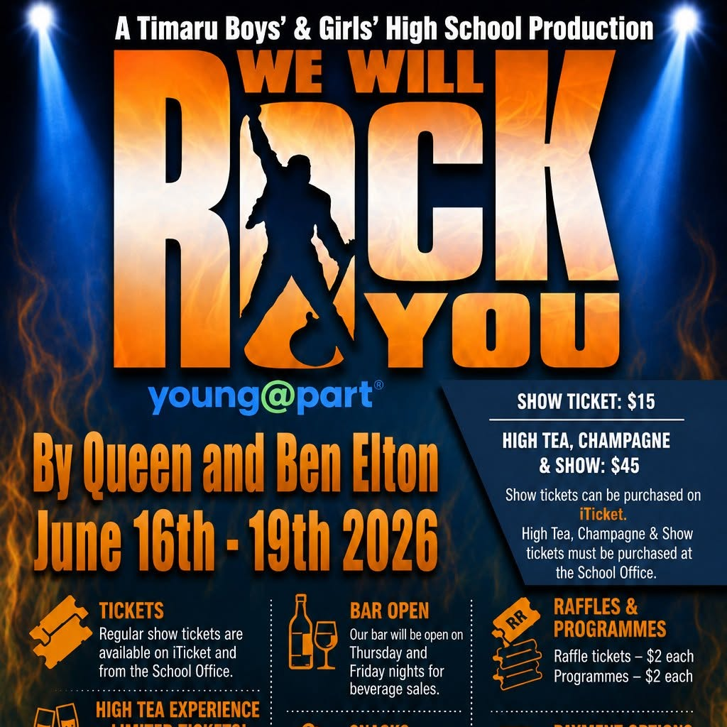 We Will Rock You - Timaru Boys Highschool