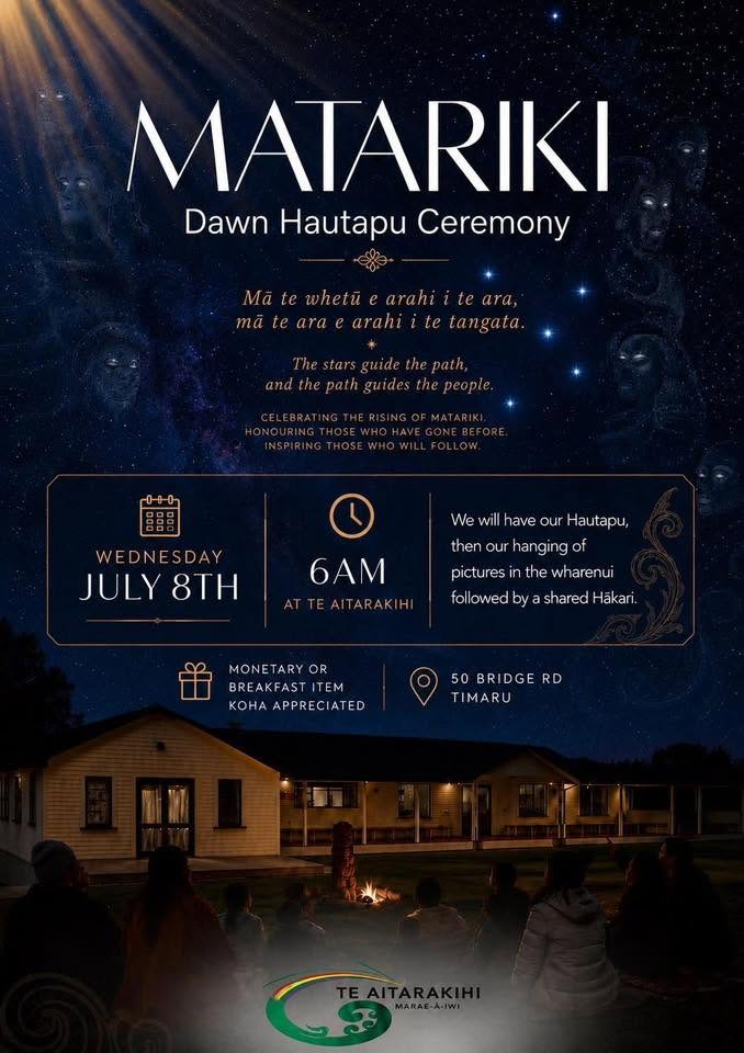 Matariki Dawn Hautapu Ceremony