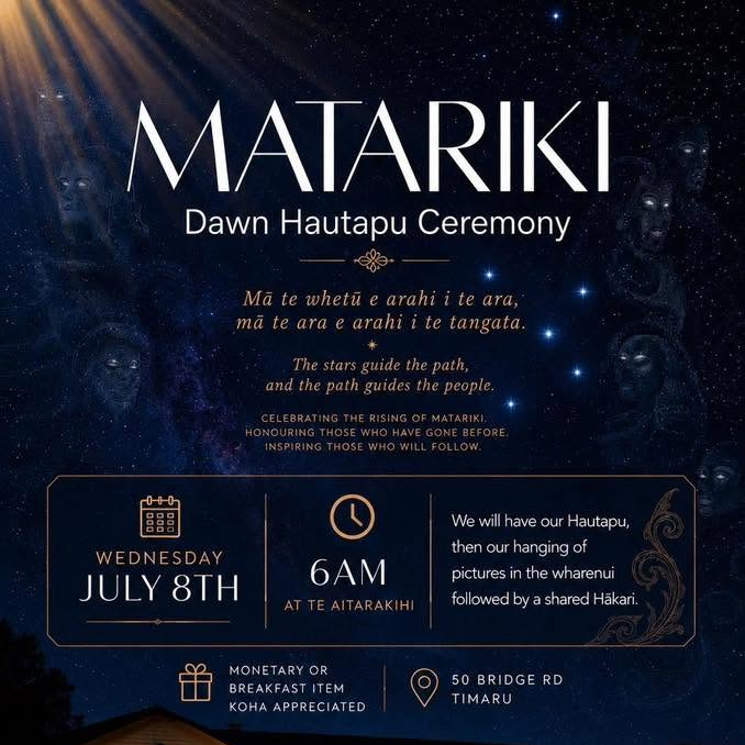 Matariki Dawn Hautapu Ceremony