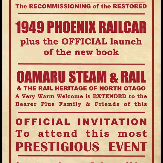 Celebrate the Recommissioning of the Restored 1949 Phoenix Railcar