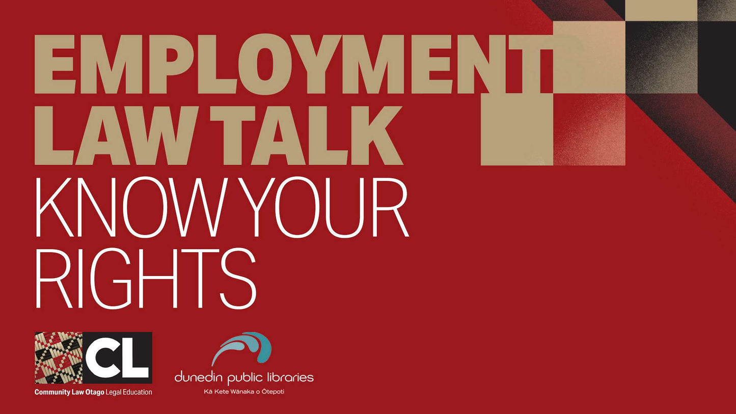 Law for Tea: Employment Law Talk: Know Your Rights @City Library