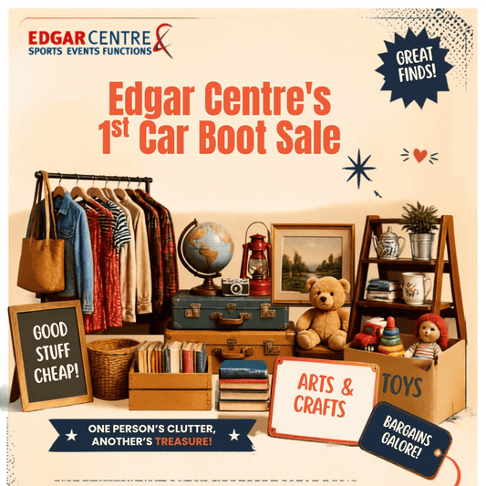 Edgar Centre's 1st Car Boot Sale