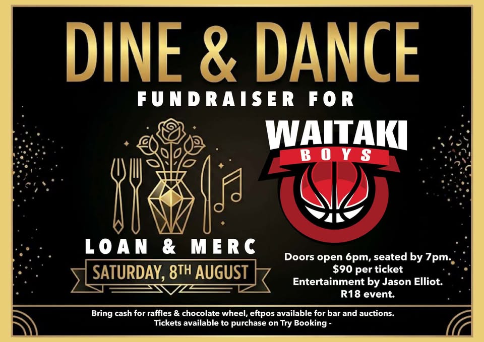 Dine and Dance Fundraiser - Waitaki Boys