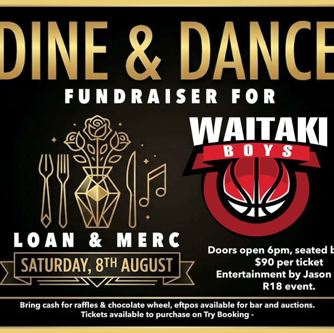 Dine and Dance Fundraiser - Waitaki Boys