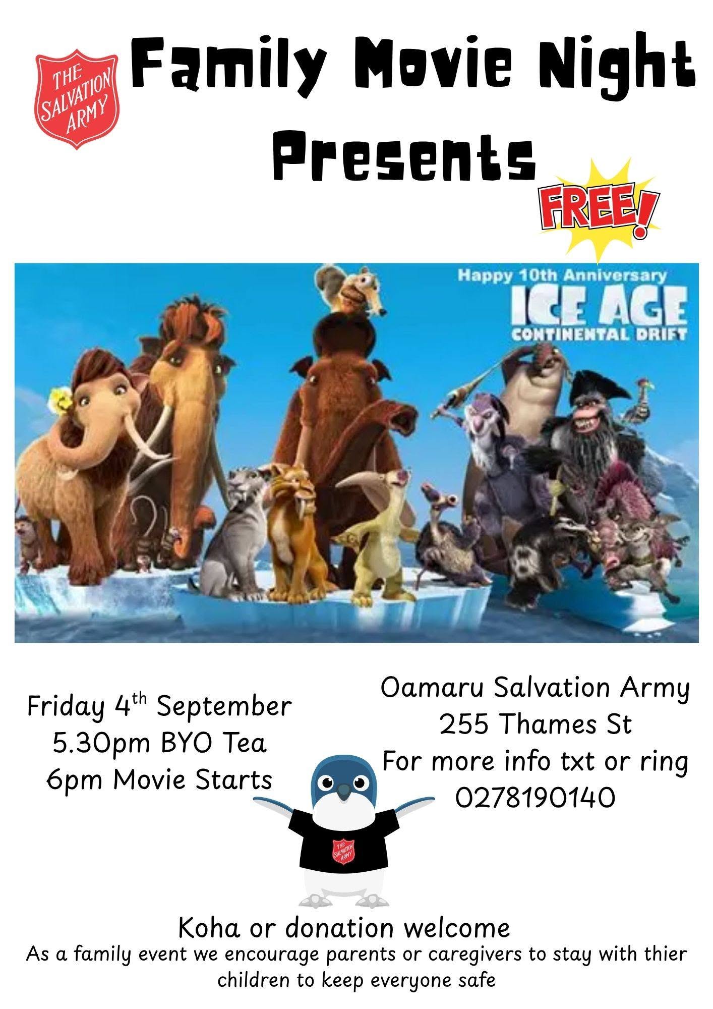 Family Movie Night - Ice Age