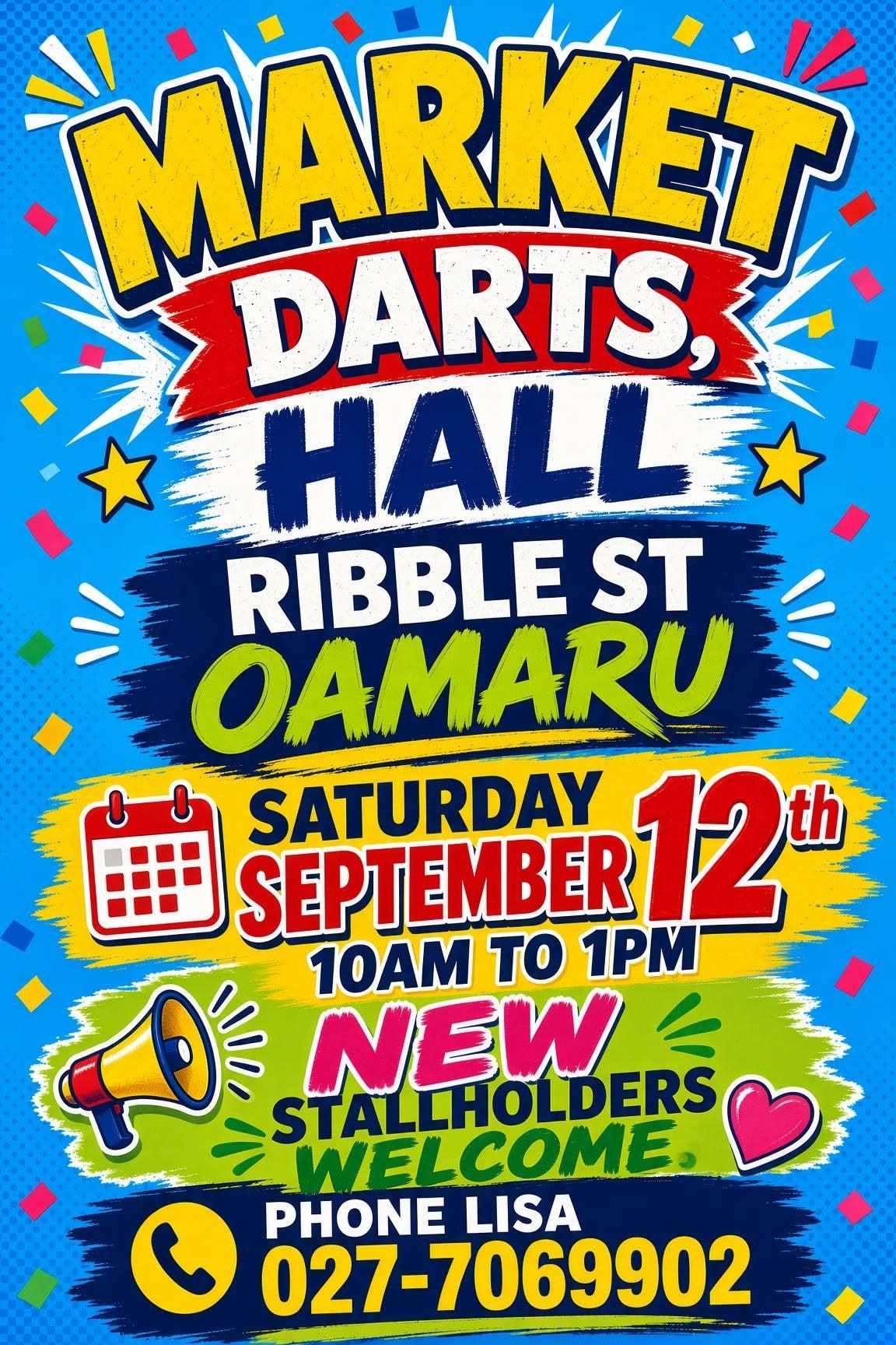 Market - Oamaru Darts Hall