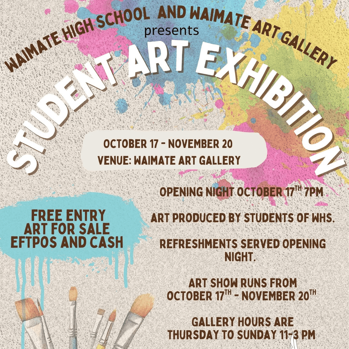 Student Art Exhibition