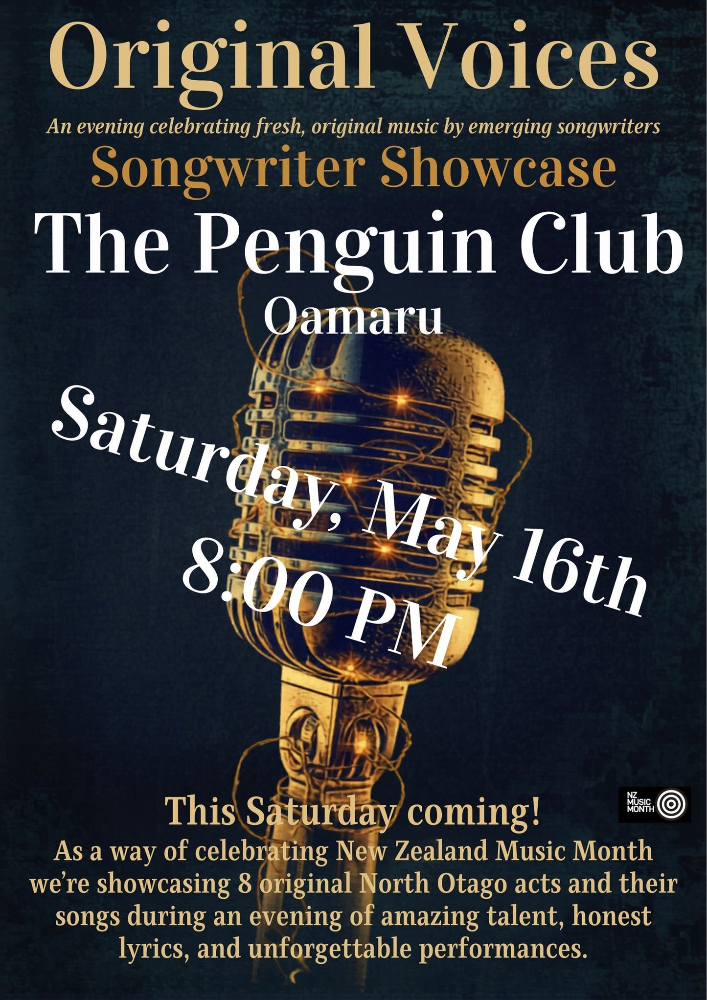 The Penguin Club Oamaru Presents - Original Voices
