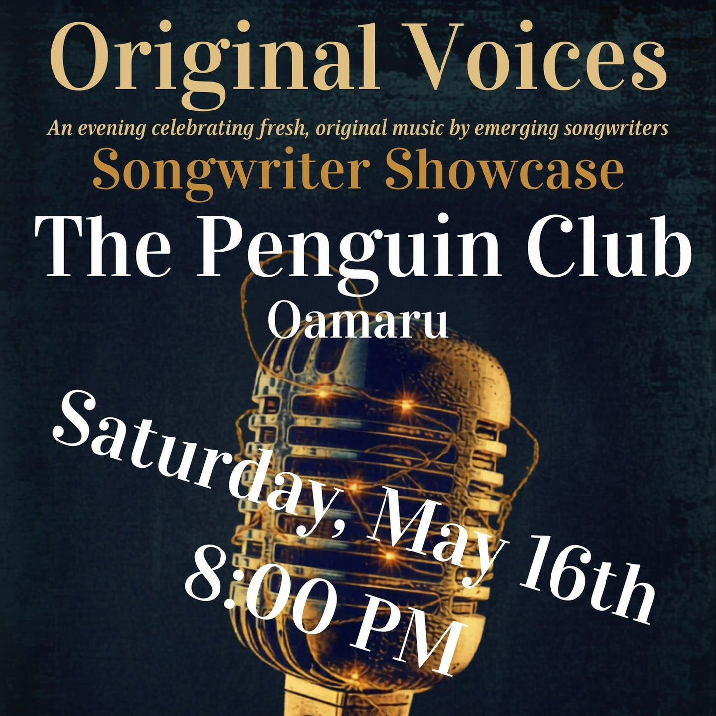 The Penguin Club Oamaru Presents - Original Voices