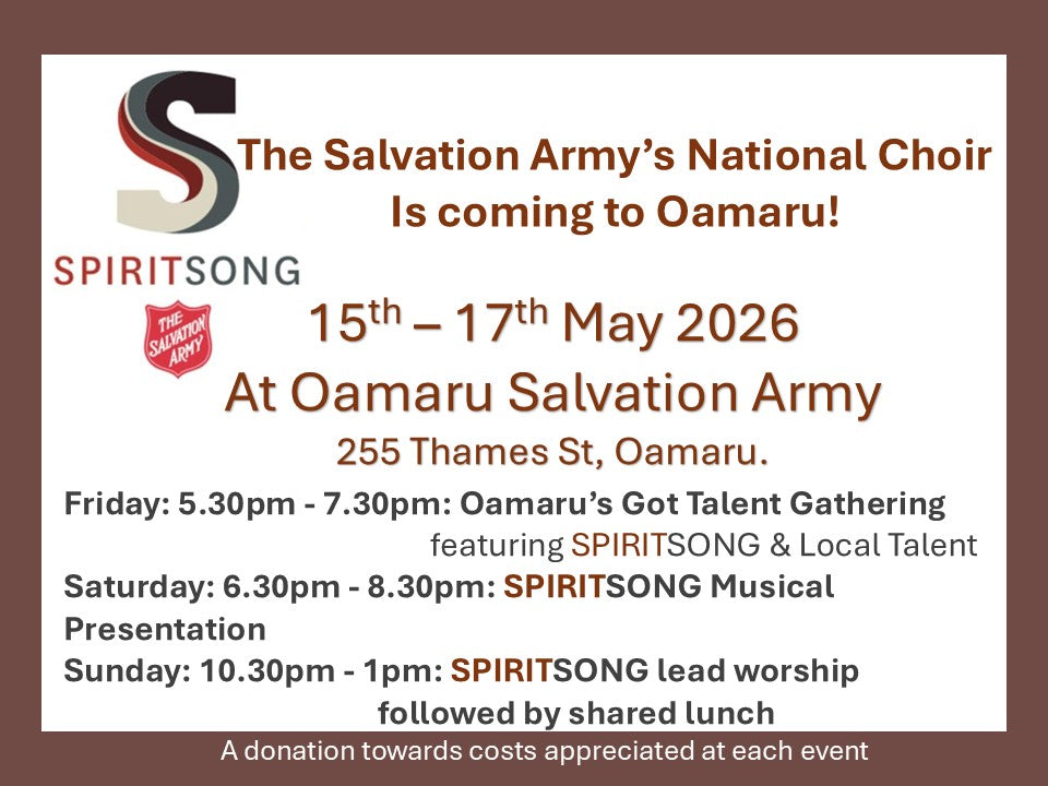 The Salvation Army Spirit Song